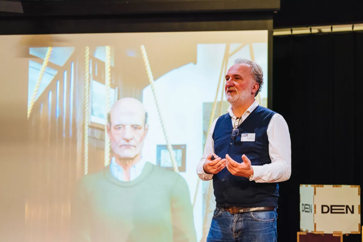 Foto van Micha Bruinvels op de DEN Community meet-up