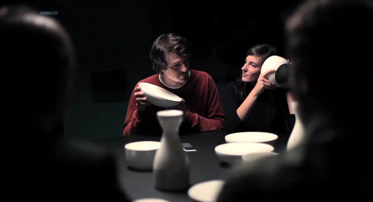 Whispering table sound installation thegreeneyl
