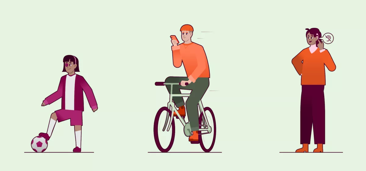 Mensen met visuele beperking