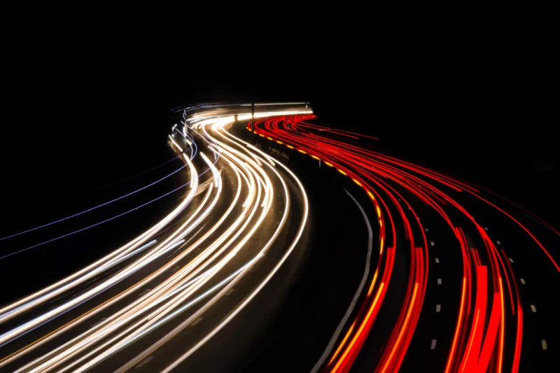 Snelweg lichten