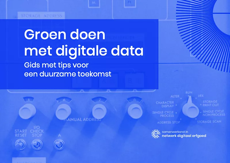 Groen doen met digitale data